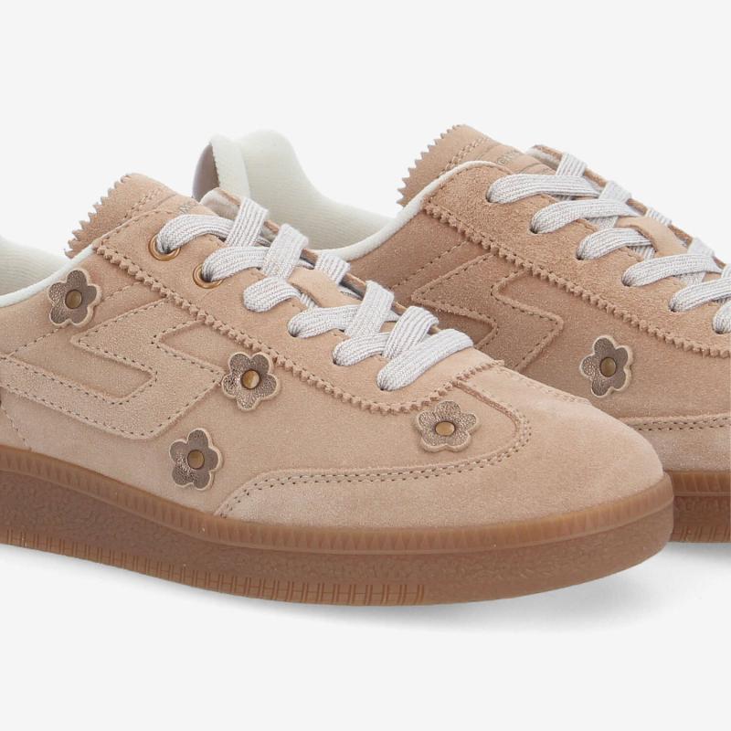 SHEFFIELD FLOWER W - SUEDE/FLOWER - BEIGE/BRONZE